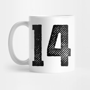 Rough Number 14 Mug